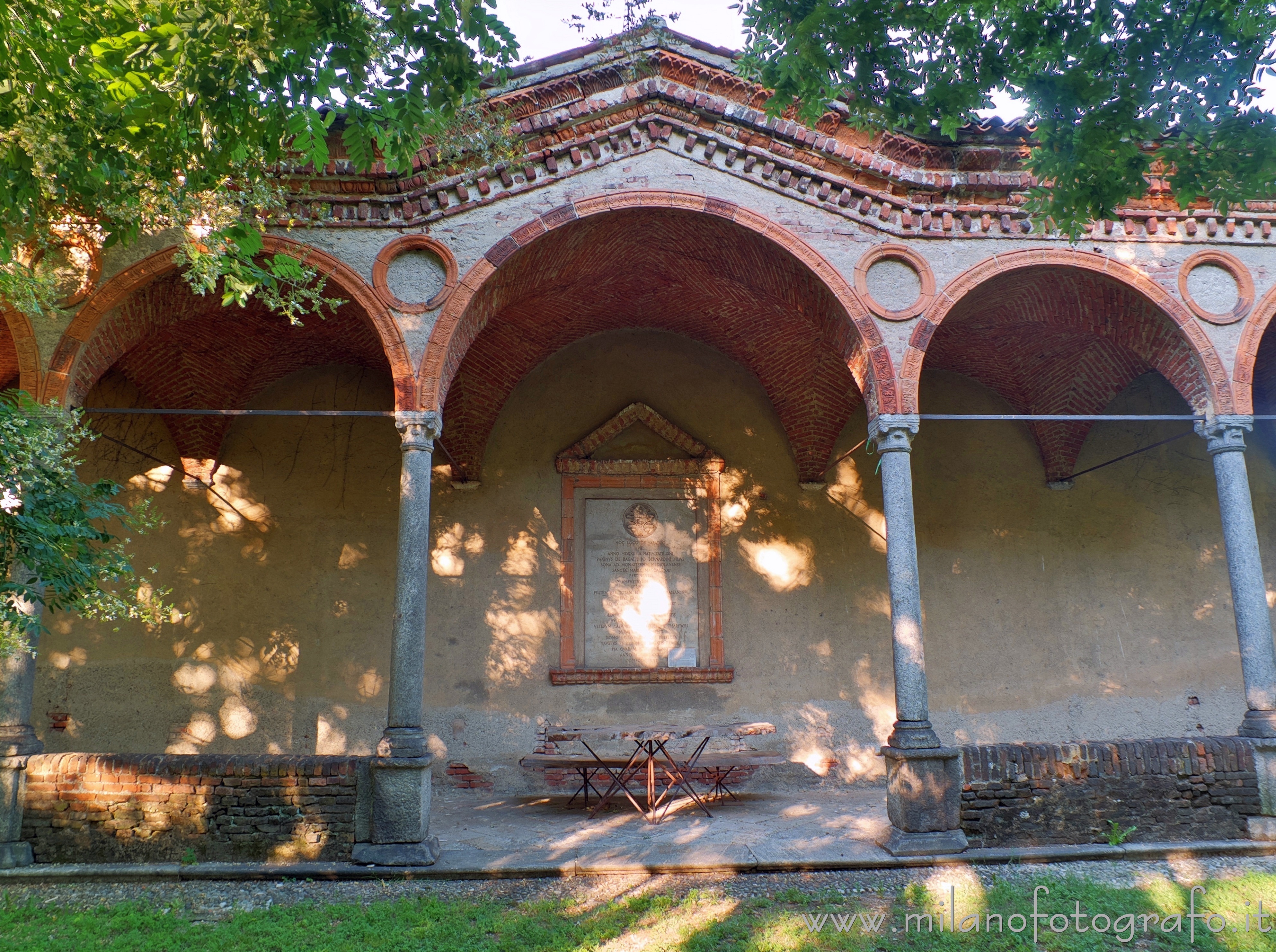 Varedo (Monza e Brianza, Italy) - San Gregorio Gate of the Lazzaretto in the park of Villa Bagatti Valsecchi